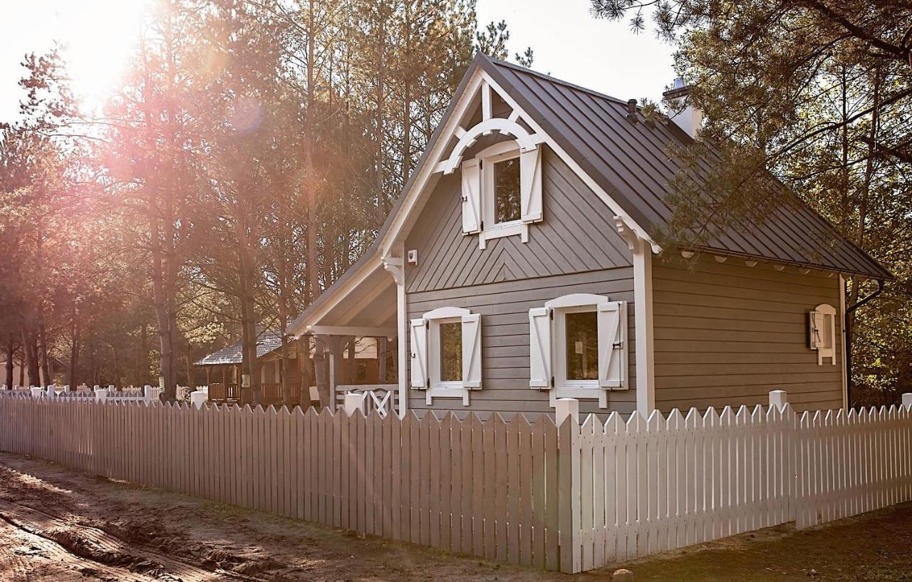 Lesna Osada Na Kaszubach - Drewniane Domy Na Wynajem Bartoszylas Exterior foto